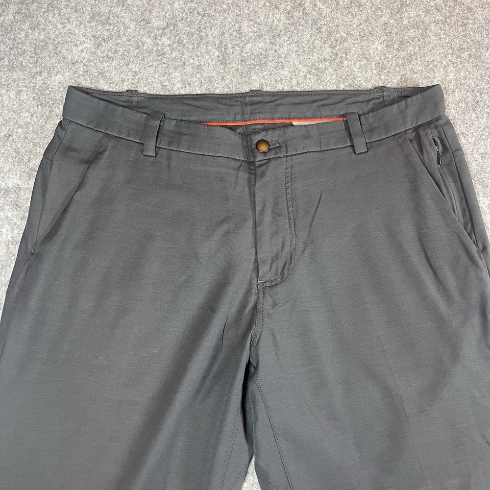 Lululemon ABC Commission Trouser Pants Mens Sz 34x31 Dark Gray E40416 - Picture 2 of 11